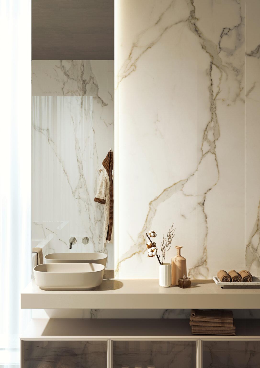 Gresie Marmi Calacatta Oro