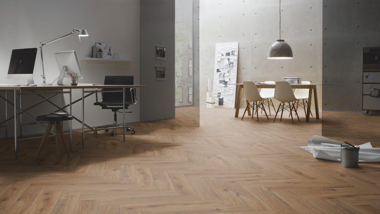 LY02 Parchet Laminat Herringbone Oak Condo