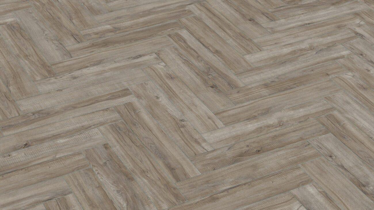 Pardoseala cu Parchet Laminat Herringbone Oak Cave