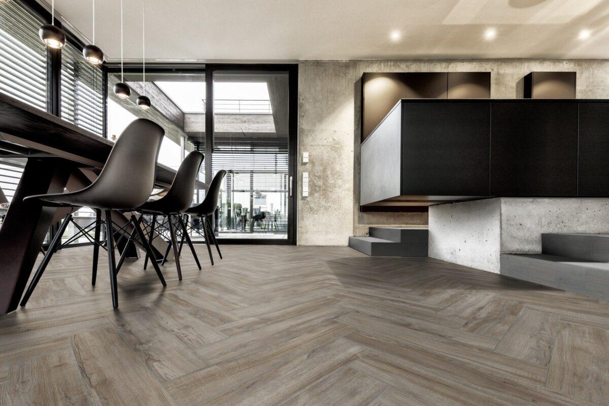 LY03 Parchet Laminat Herringbone Oak Cave