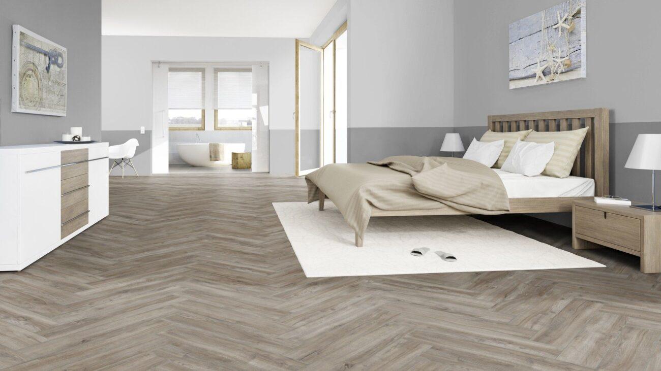 LY03 Parchet Laminat Herringbone Oak Cave