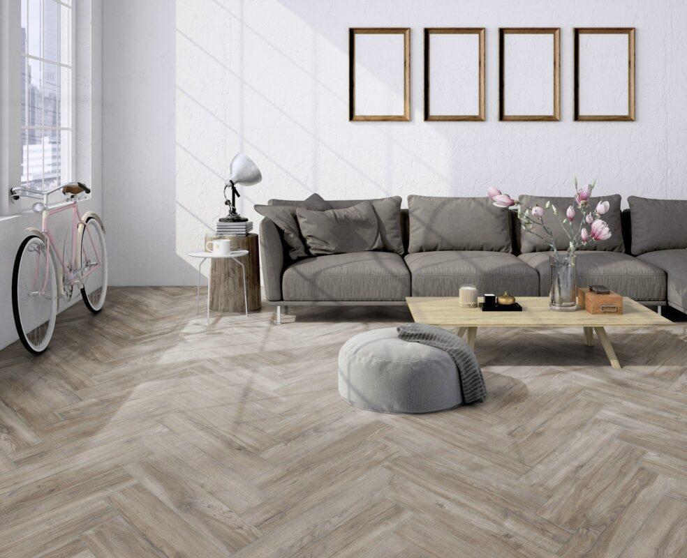 LY03 Parchet Laminat Herringbone Oak Cave