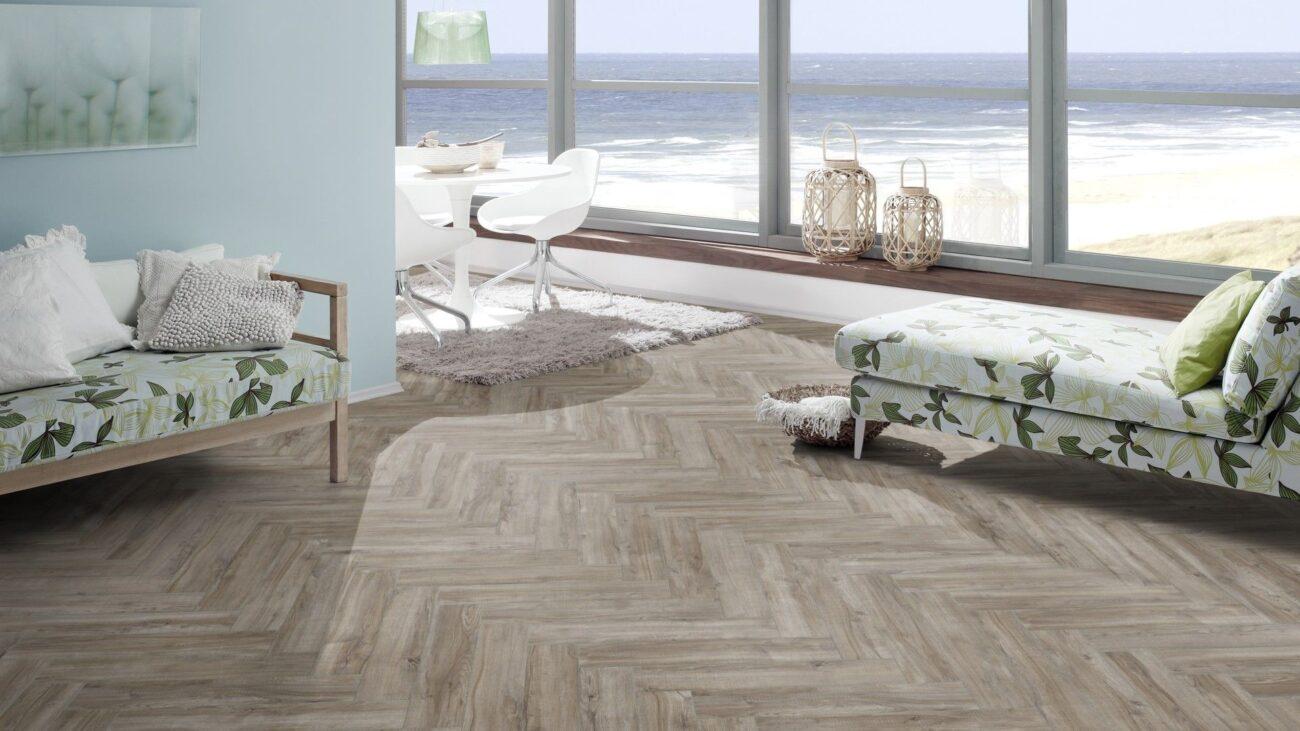 LY03 Parchet Laminat Herringbone Oak Cave