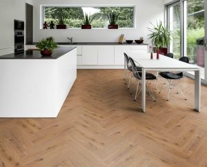 LY06 Parchet Laminat Herringbone Oak Boat House - imagine 2