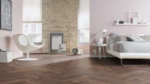 LY08 Parchet Laminat Herringbone Oak Cabin - imagine 3