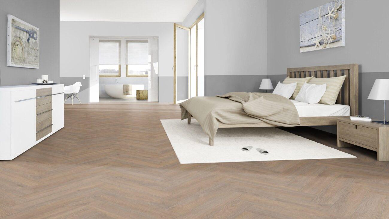 LY09 Parchet Laminat Herringbone Oak Fort