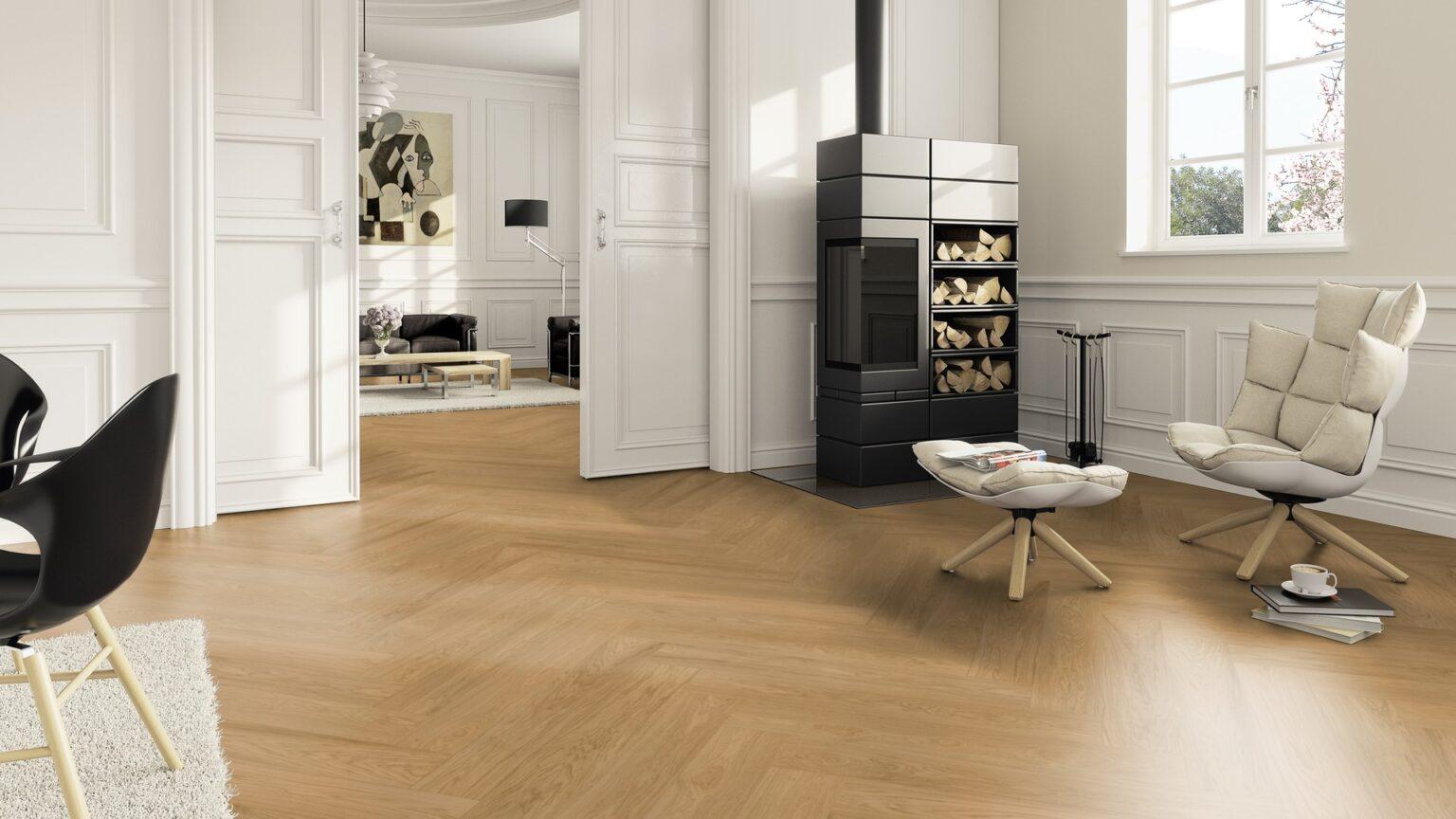 Parchet Herringbone Hywood Gascogne