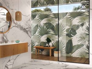 Baie cu faianta decorata 80x160 cm Roma Stone - imagine 2