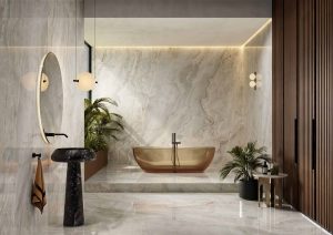 Baie cu lastre ceramice Onice Iride