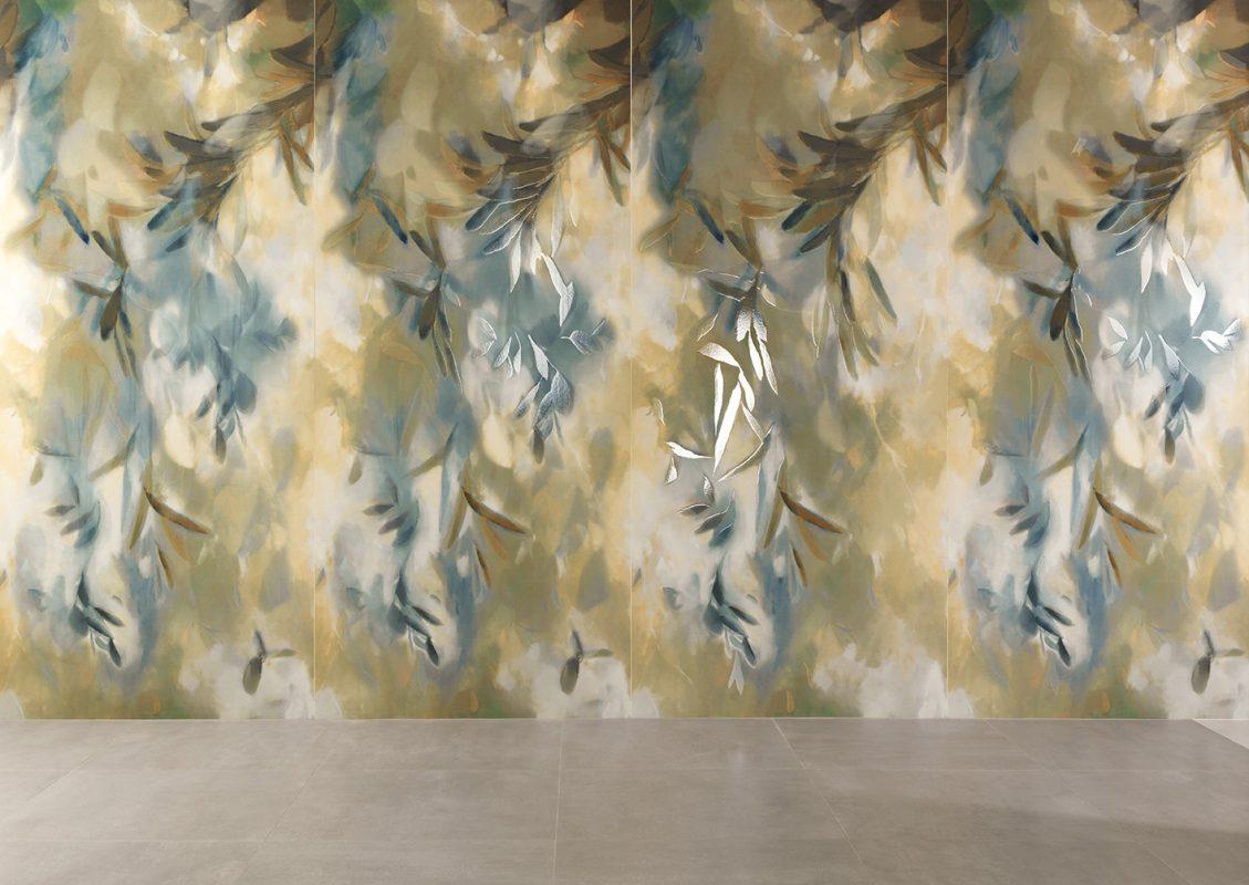 Dormitor cu lastre ceramice decorate Ylico