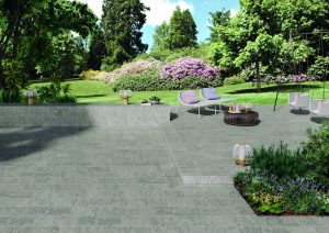 Terasa cu gresie portelanata Percorsi Frame