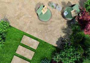 terasa cu gresie portelanata exterior, gresie italia