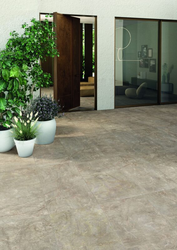 Pardoseala cu gresie portelanata Percorsi Frame