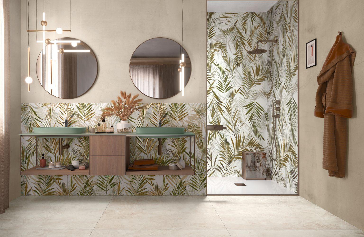 Baie cu lastre ceramice decorate Imagine 1