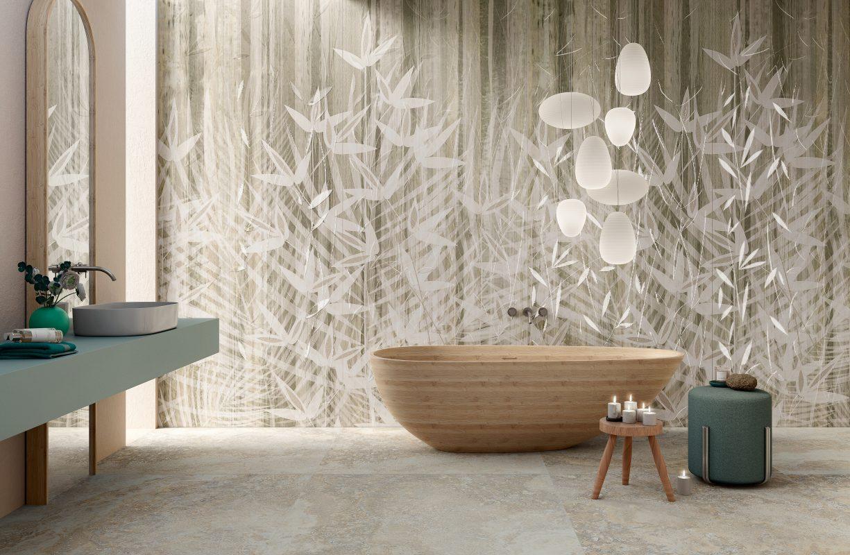 Baie cu lastre ceramice decorate Imagine