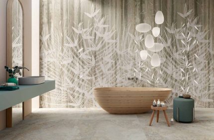 Baie cu lastre ceramice decorate Imagine
