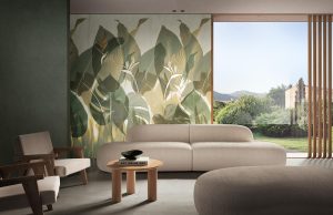 Living cu lastre ceramice decorate Ylico