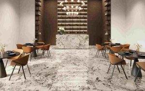 Pardoseala cu gresie aspect marmura P. of Marble Elite