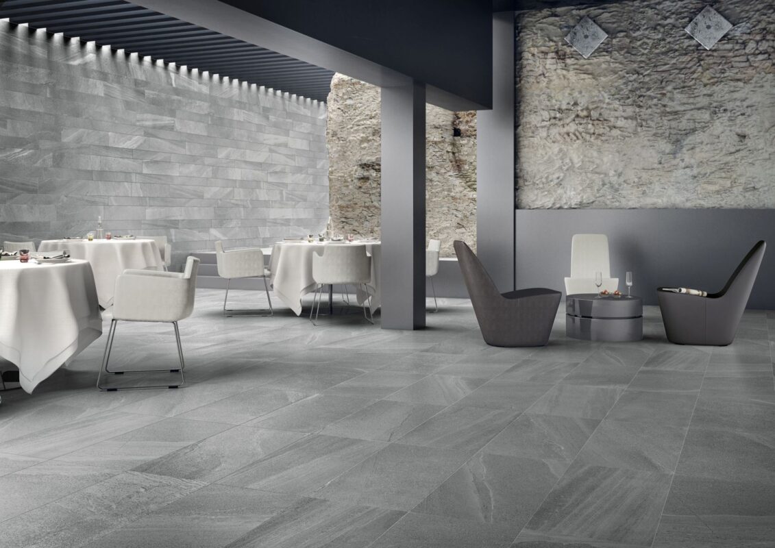 Gresie portelanata aspect piatra Lake Stone