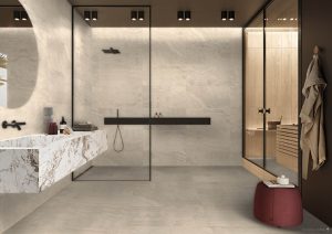 Gresie portelanata aspect piatra bej Pietra di Barge - imagine 3