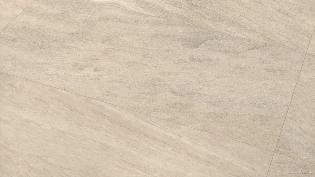 Living cu gresie portelanata tip piatra bej Pietra di Barge 60x120 cm