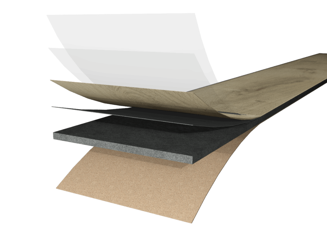 Parchet LVT 9 MM detaliu placa