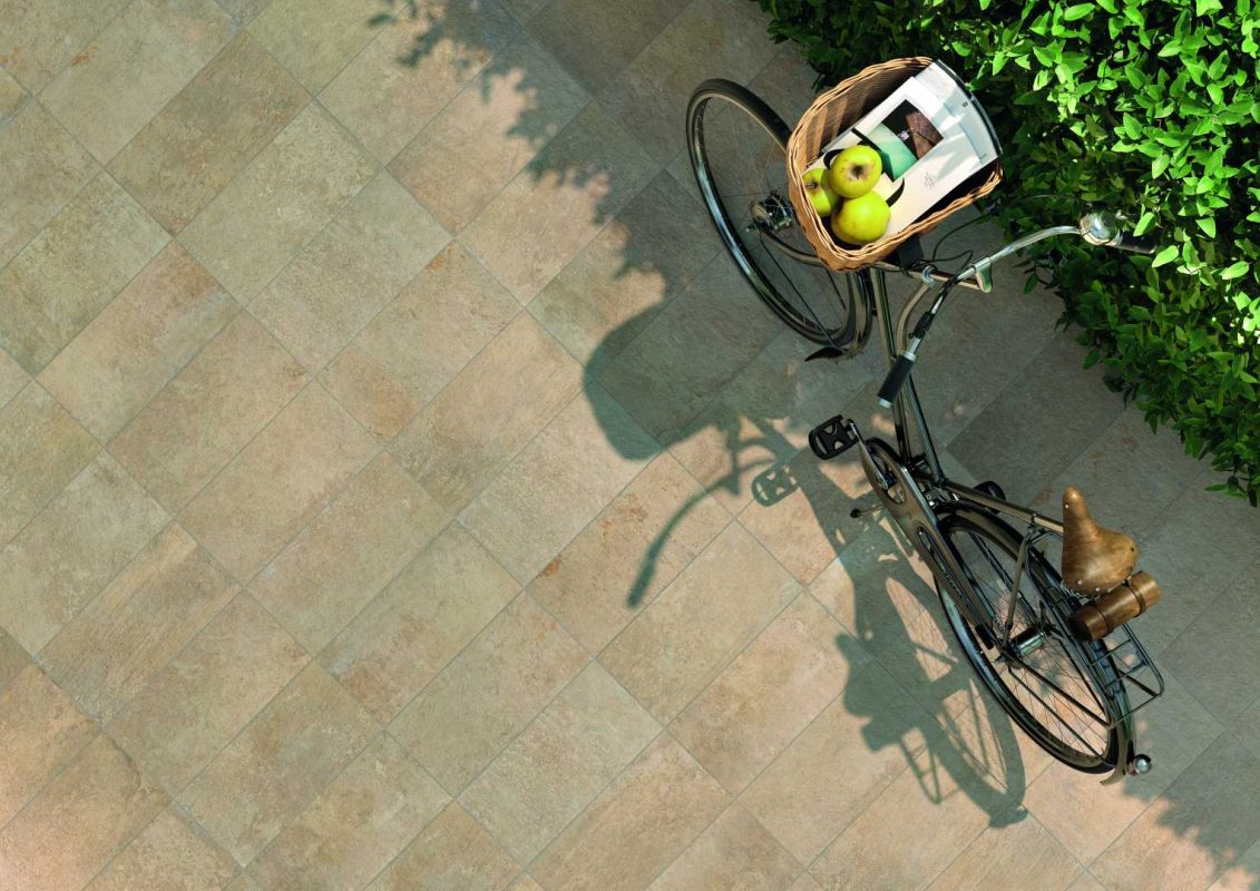 Amenajare terasa Gresie exterior R11 BEJ Discovery Keope Ceramiche