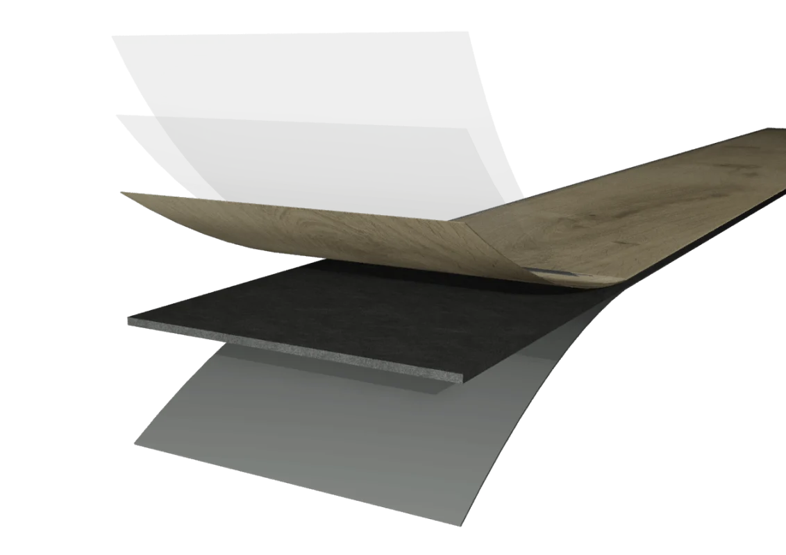 Parchet LVT 6 MM detaliu placa