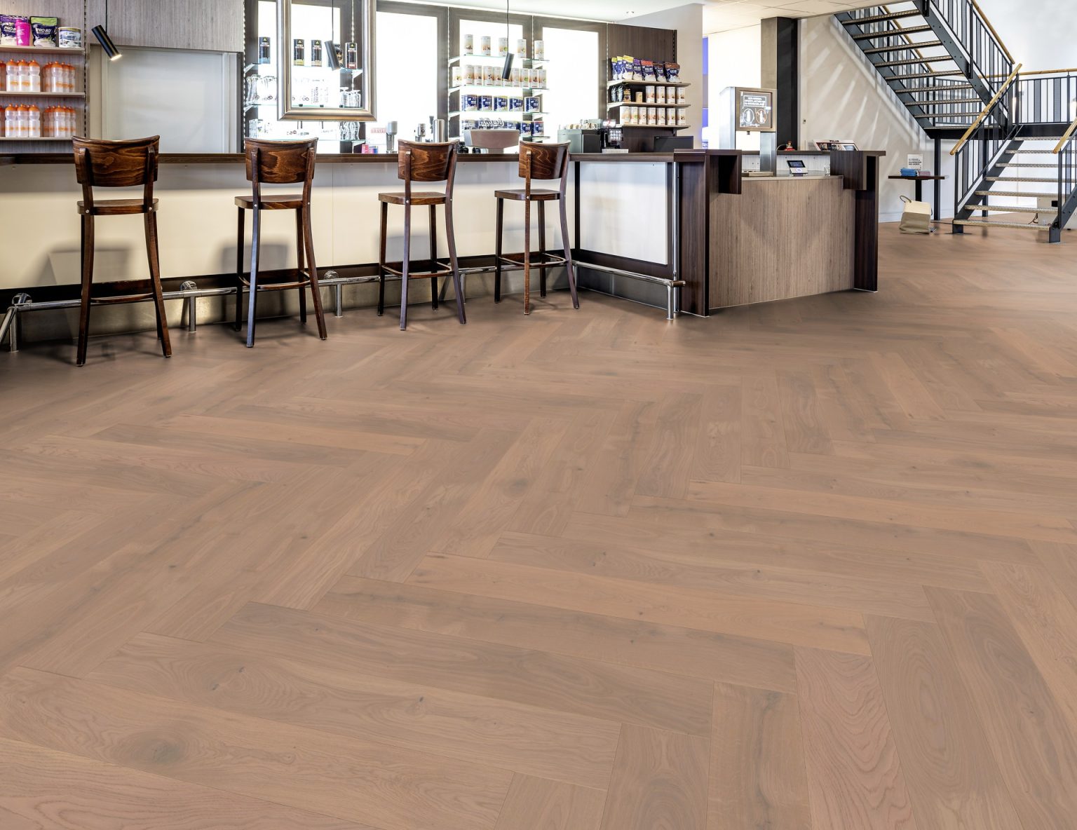 Parchet Stratificat Herringbone Stejar Amrum