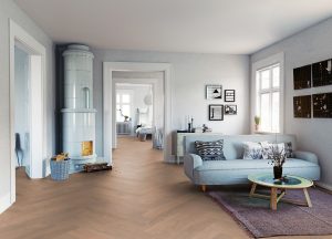 Living cu Parchet Herringbone Stejar Amrum
