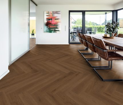 Parchet Stratificat Herringbone Stejar Baltrum amenajare pardoseala living modern