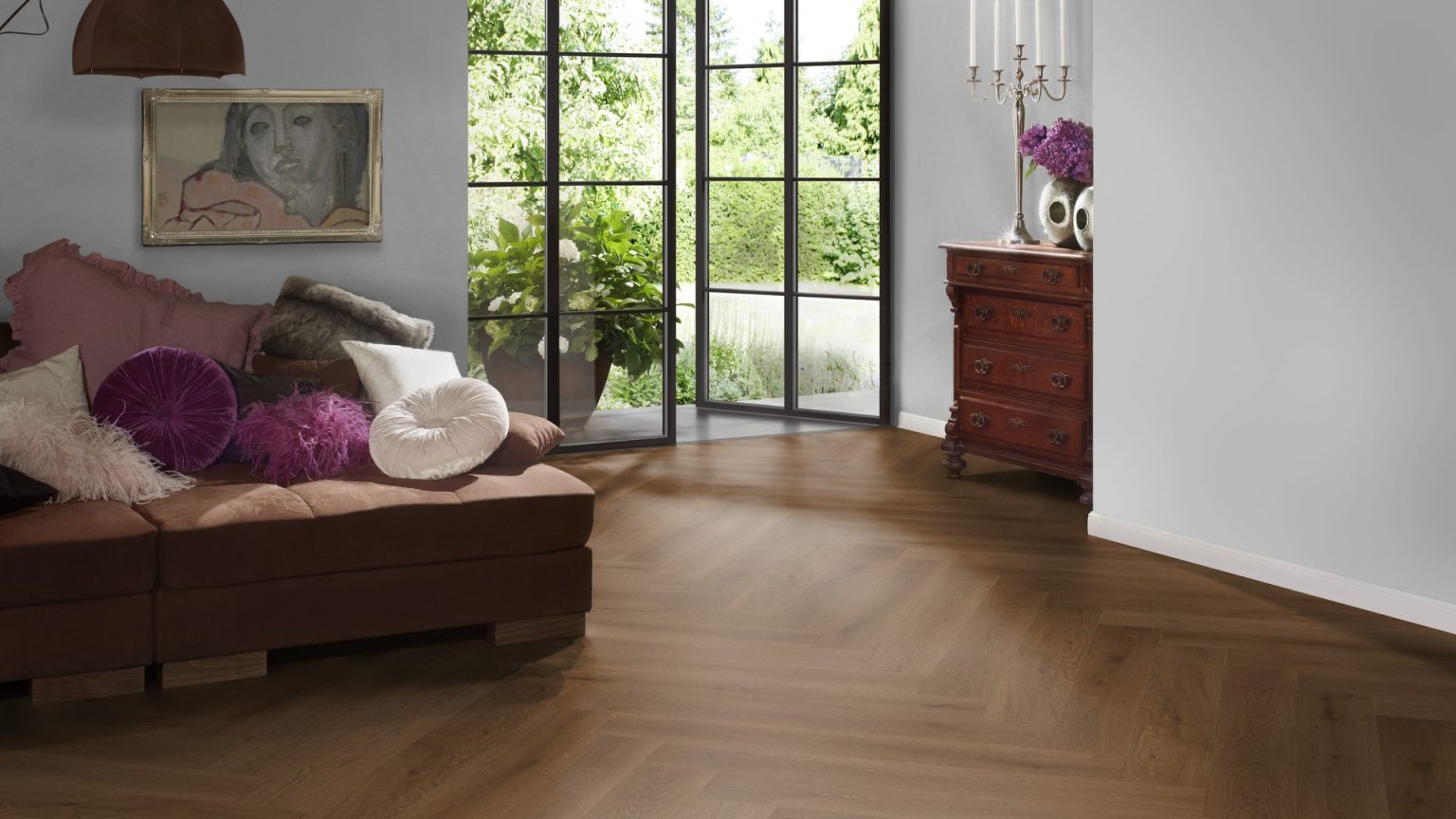 Parchet Stratificat Herringbone Stejar Baltrum