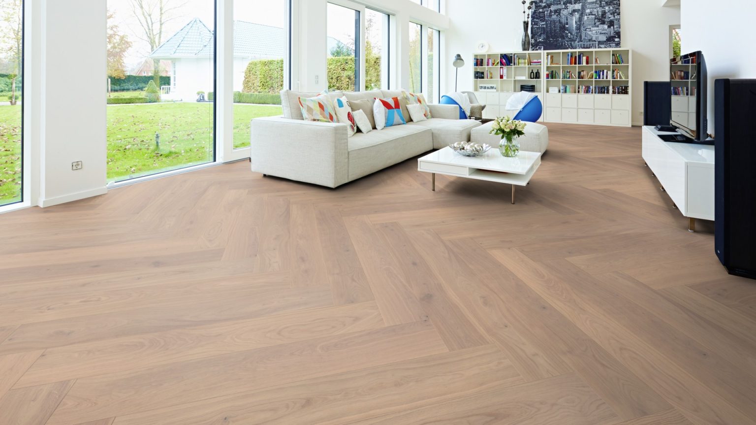Parchet Stratificat Herringbone Stejar Helgoland
