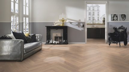 Parchet Stratificat Herringbone Stejar Rugen