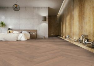 Parchet Stratificat Herringbone Stejar Seeland amenajare pardoseala dormitor