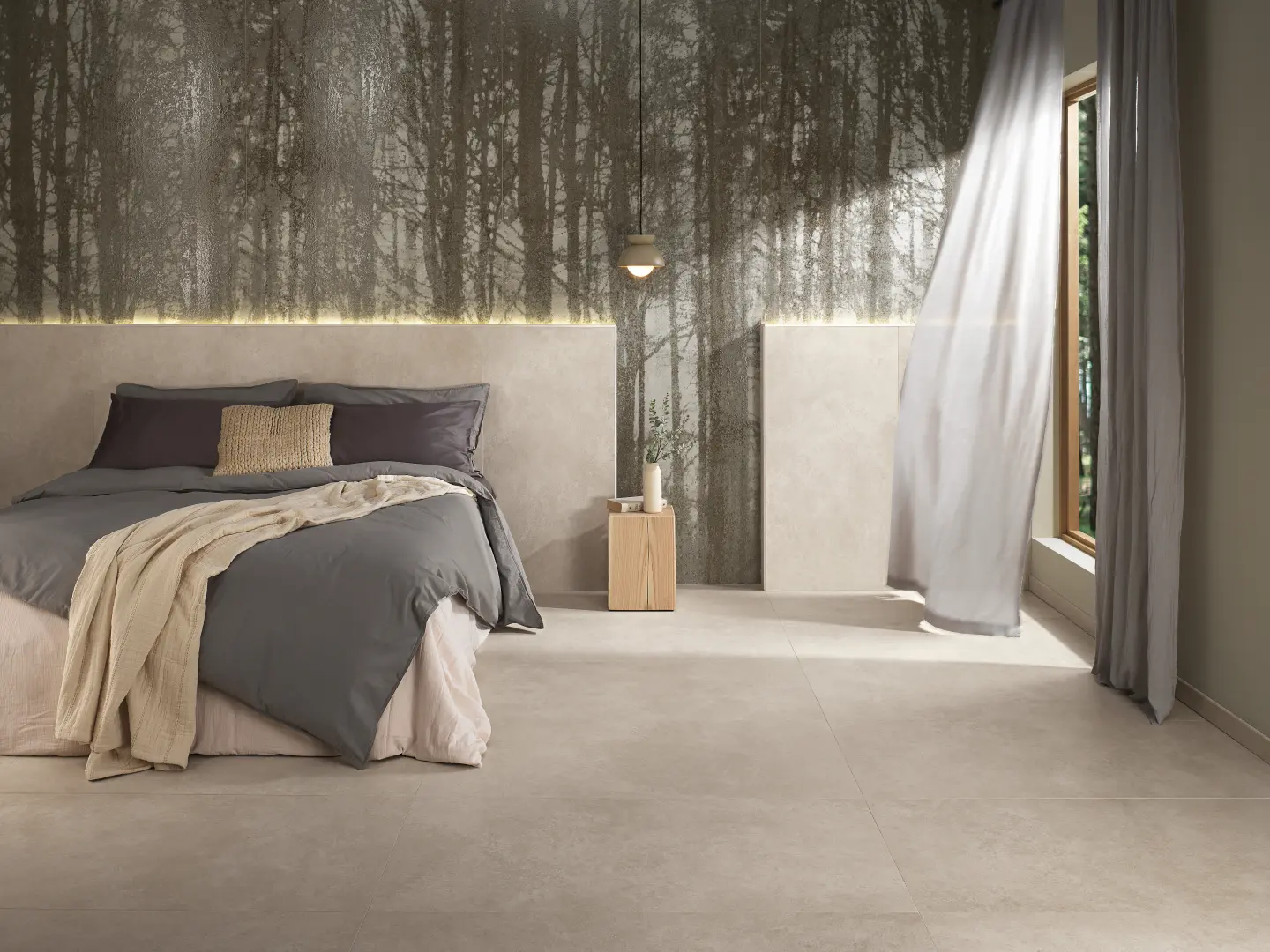 Dormitor cu Gresie Interior Nobu