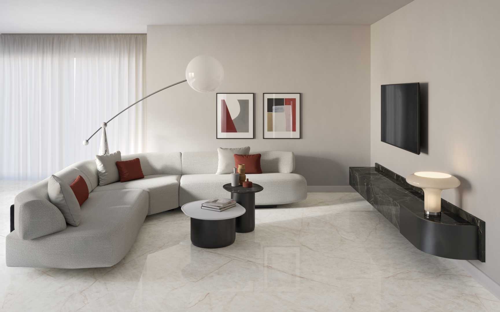 Living-cu-gresie-portelanata-tip-marmura-purity_crystal_living_Gada-Ceramic Gresie aspect Marmura Purity Style