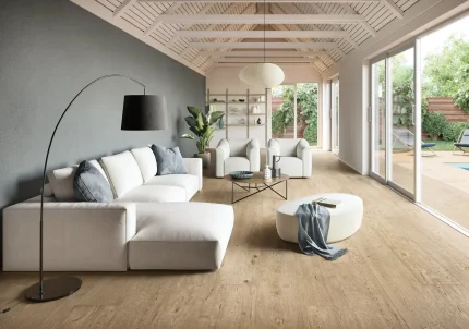 Living cu Gresie Tip Parchet Le Briccole