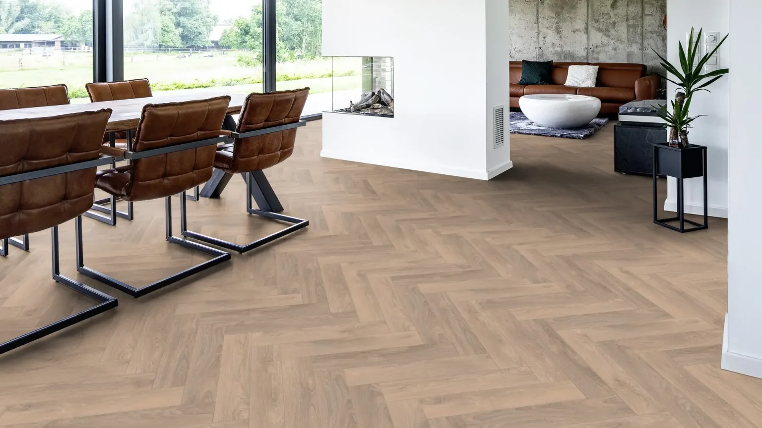 Pardoseala Parchet Laminat Herringbone Chalet