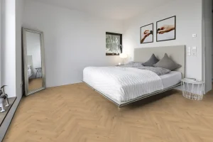 Parchet Laminat Herringbone Oak Patio - imagine 3