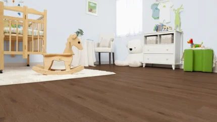 Dormitor cu Parchet Stratificat Bordeaux