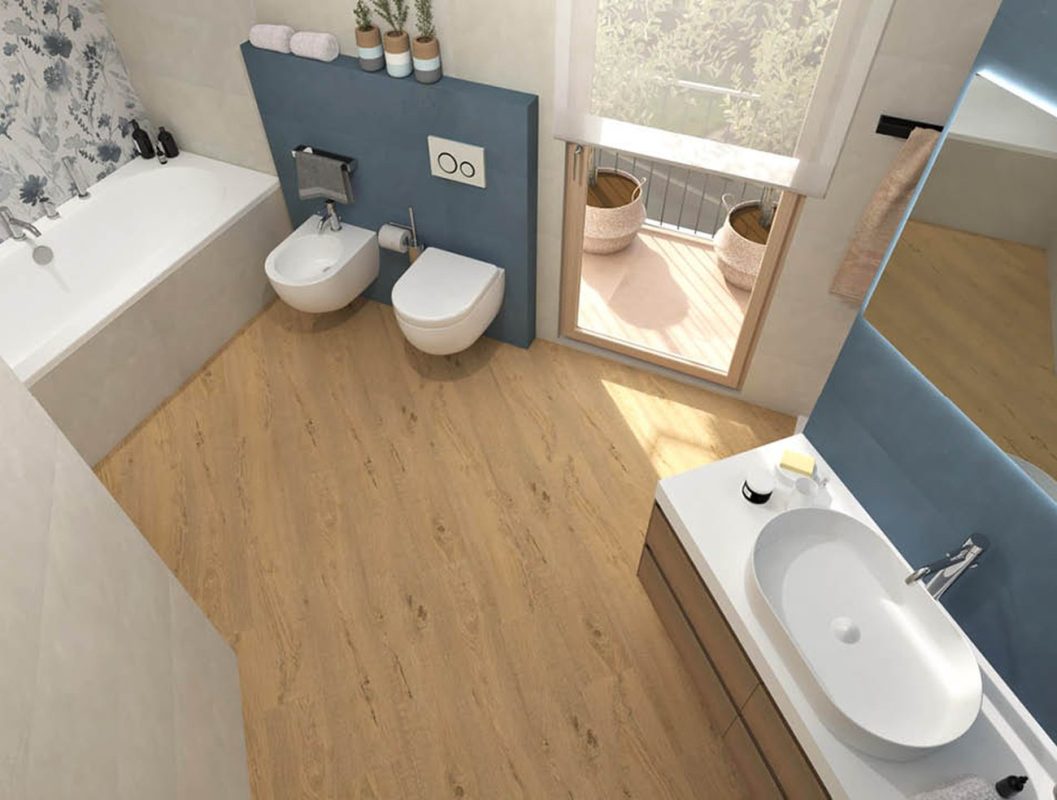 Baie-mare-cu-gresie-tip-parchet-si-faianta-decorata-Fap-Ceramiche-Gada-ceramic1