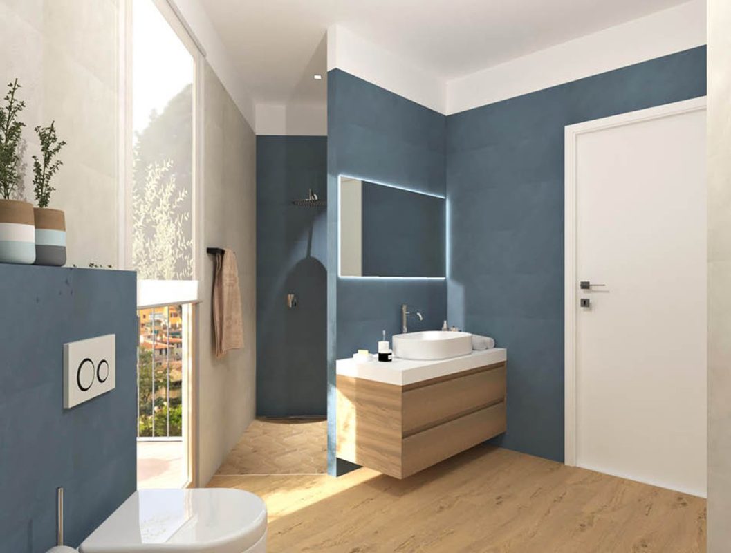 Baie-mare-cu-gresie-tip-parchet-si-faianta-decorata-Fap-Ceramiche-Gada-ceramic2