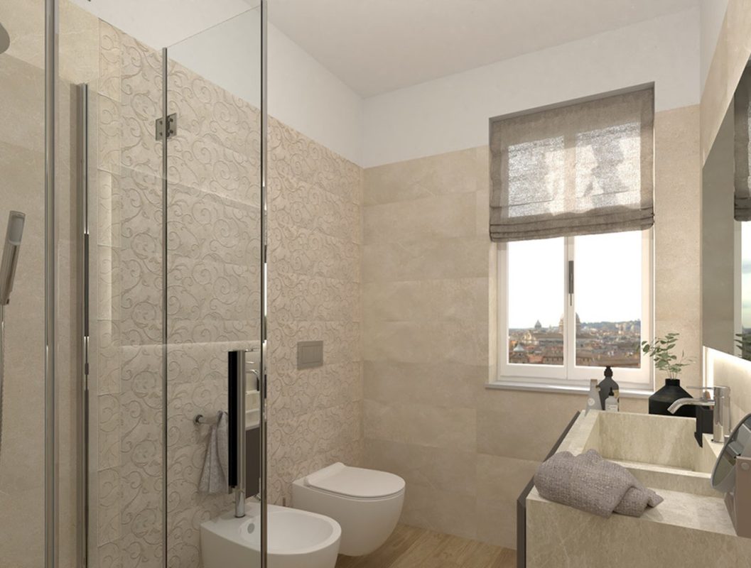 Baie-moderna-cu-faianta-Roma-Pietra-Beige-FAP-Gada-Ceramic