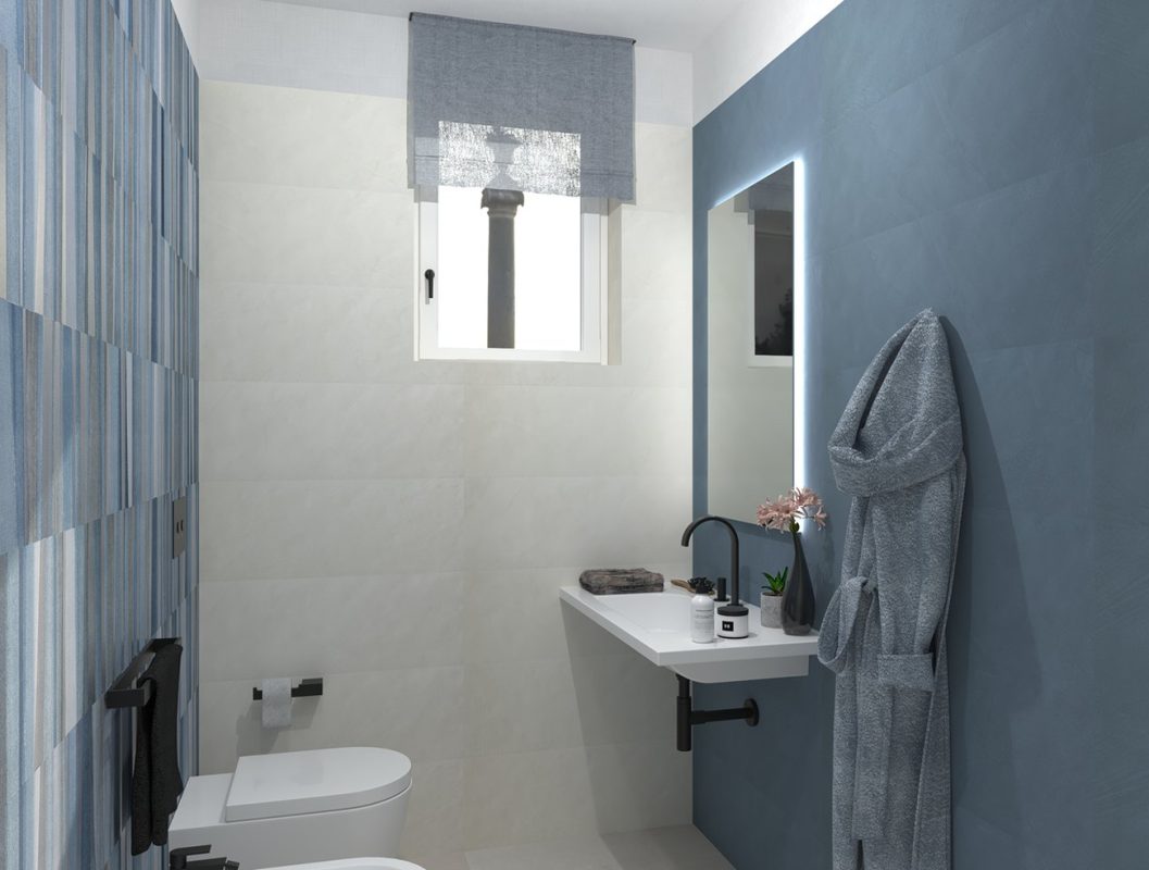 Baie moderna cu faianta-culoarea-albastru-FAP-Gada-Ceramic
