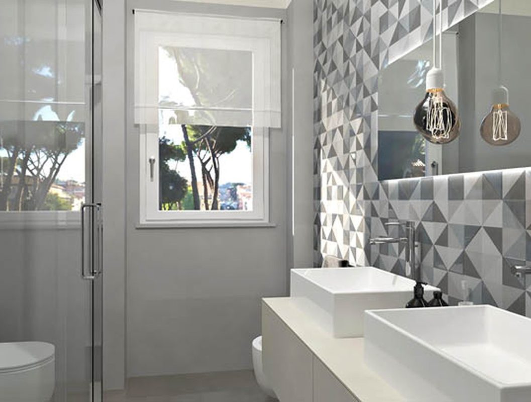 Baie-moderna-cu-gresie-si-faianta-bleu-si-decor-geometric-FAP-Gada_ceramic