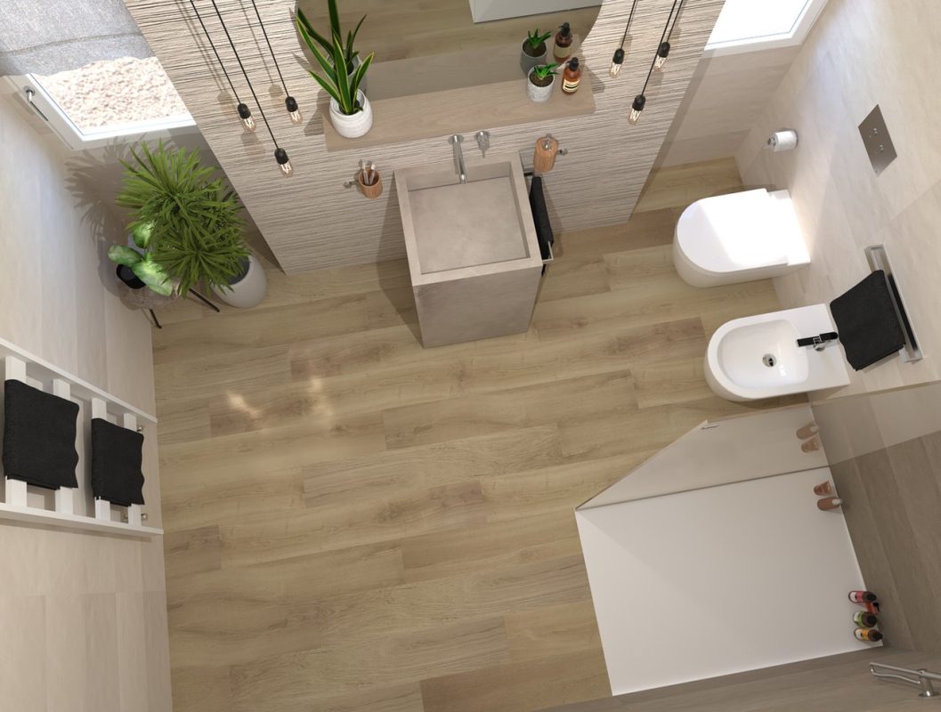 Detaliu-pardoseala-baie-moderna-gresie-aspect-lemn-Gada-Ceramic