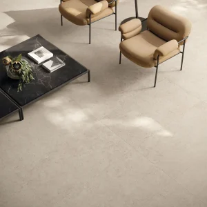 Pardoseala-gresie-portelanata-placi-mari-Supergres Moonlit_Lobby_Sand_Gada-Ceramica
