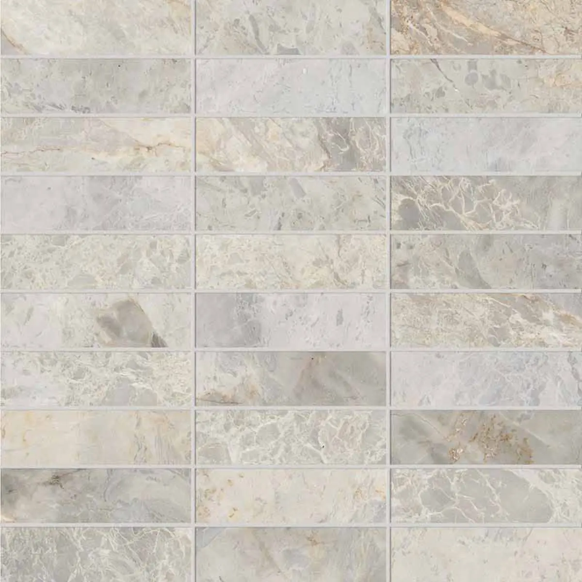 JN3M_VERSILIA_Mosaico Listelli_FIORITO IVORY_30x30_SILKY