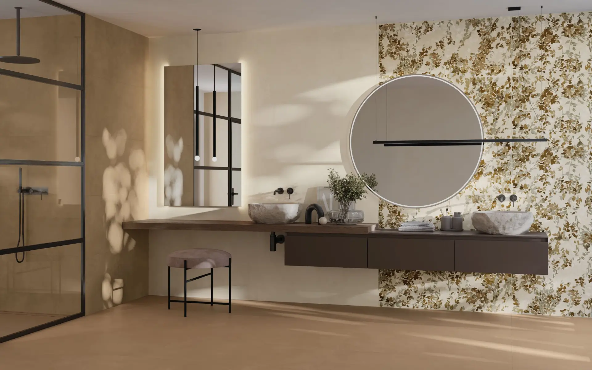 Modele Baie 2025-Eleganță și Modernism în Amenajare cu Gresie și Faianță